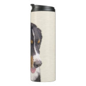 Bernese Mountain Dog-schilderij - Original Dog Art Thermosbeker (Geroteerd rechts)