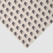 Bernese Mountain Dog-schilderij - Original Dog Art Tissuepapier (Detail)