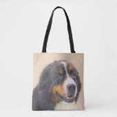 Bernese Mountain Dog-schilderij - Original Dog Art Tote Bag (Voorkant)