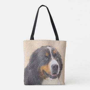 Bernese Mountain Dog-schilderij - Original Dog Art Tote Bag