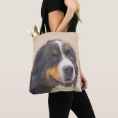 Bernese Mountain Dog-schilderij - Original Dog Art Tote Bag (Dichtbij)