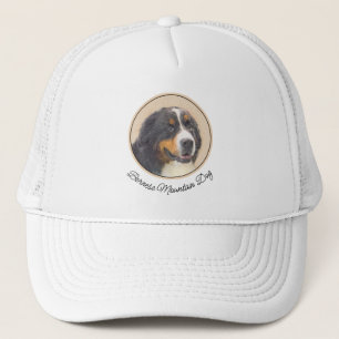 Bernese Mountain Dog-schilderij - Original Dog Art Trucker Pet