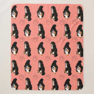 Bernese Mountain Dog Sherpa Deken