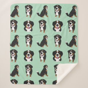 Bernese Mountain Dog Sherpa Deken
