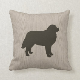 Bernese Mountain Dog Silhouette Decorative Kussen