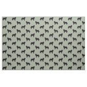 Bernese Mountain Dog Silhouettes Patterned Stof (Fat Quarter)