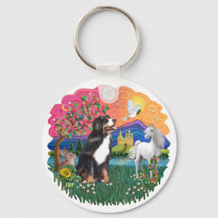 Bernese Mountain Dog Sleutelhanger