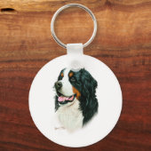 Bernese Mountain Dog Sleutelhanger (Voorkant)