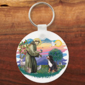 Bernese Mountain Dog Sleutelhanger (Voorkant)