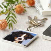 Bernese Mountain Dog Sleutelhanger (Zijkant)