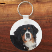 Bernese Mountain Dog Sleutelhanger (Voorkant)