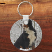 Bernese Mountain Dog Sleutelhanger (Voorkant)