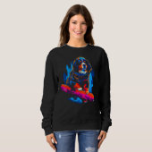Bernese Mountain Dog Snowboard Trui (Voorkant volledig)