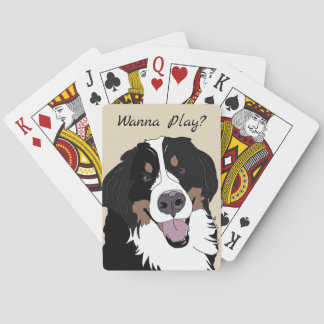 Bernese Mountain Dog-speelkaarten Pokerkaarten