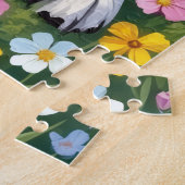 Bernese Mountain Dog Spring Alpine Meadow Legpuzzel (Zijkant)