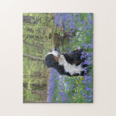 Bernese Mountain Dog Spring Woodland Legpuzzel (Verticaal)