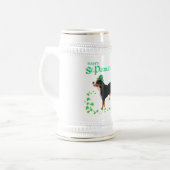 Bernese Mountain Dog St. Patrick's Day Bierpul (Voorkant links)