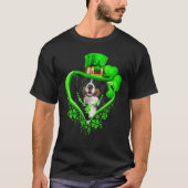 Bernese Mountain Dog St Patricks Day Lover Irish S T-shirt (Voorkant)