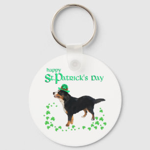 Bernese Mountain Dog St. Patrick's Day Sleutelhanger