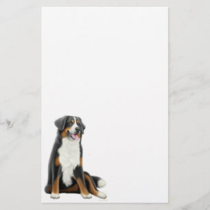 Bernese Mountain Dog Stationery Briefpapier
