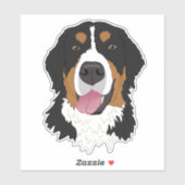 Bernese Mountain Dog Sticker (Vel)