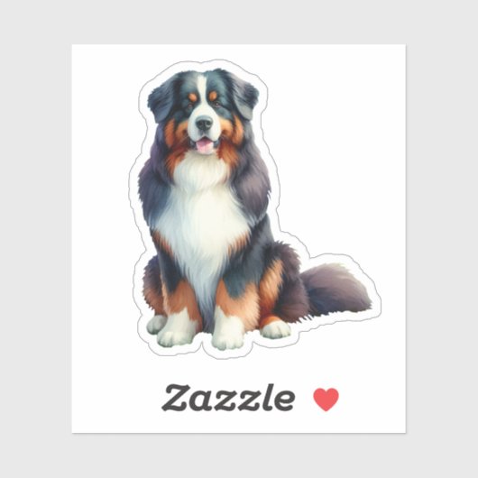 Bernese Mountain Dog Sticker (Vel)