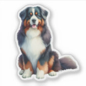 Bernese Mountain Dog Sticker (Voorkant)