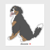 Bernese Mountain Dog Sticker (Vel)