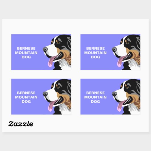 Bernese Mountain Dog Stickers (Vel)