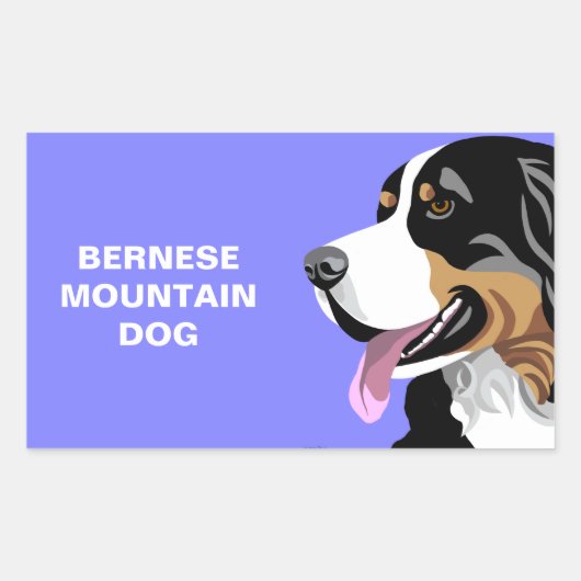 Bernese Mountain Dog Stickers (Voorkant)