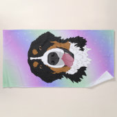 Bernese Mountain Dog Strandlaken (Voorkant)