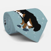 Bernese Mountain Dog Stropdas (Opgerold)
