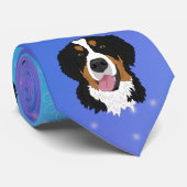 Bernese Mountain Dog Stropdas (Opgerold)