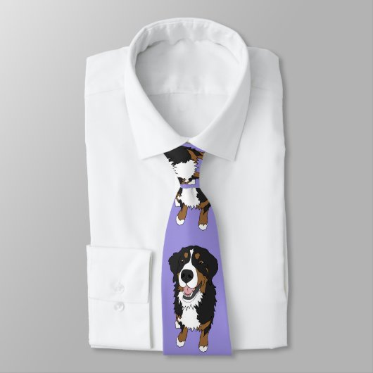 Bernese Mountain Dog Stropdas (Gebonden)