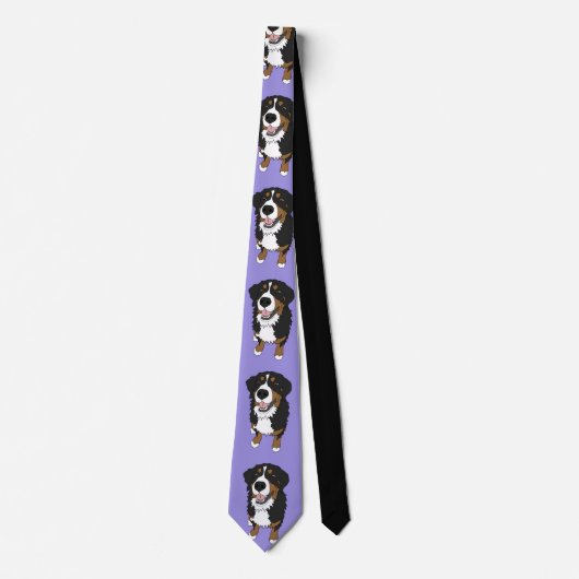 Bernese Mountain Dog Stropdas (Voorkant)