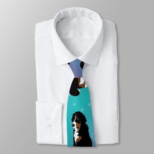 Bernese Mountain Dog Stropdas (Gebonden)