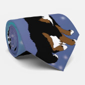 Bernese Mountain Dog Stropdas (Opgerold)