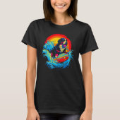 Bernese Mountain Dog Surf T-shirt (Voorkant)