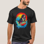 Bernese Mountain Dog Surf T-shirt (Voorkant)