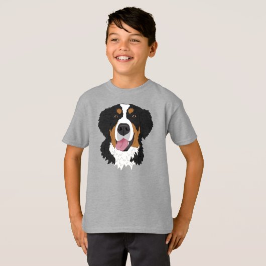 Bernese Mountain Dog T-shirt (Voorkant volledig)