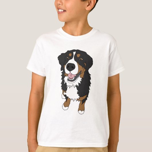 Bernese Mountain Dog T-shirt (Voorkant)