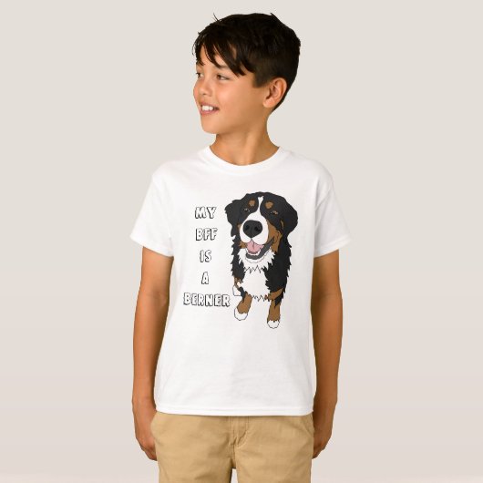 Bernese Mountain Dog T-shirt (Voorkant volledig)