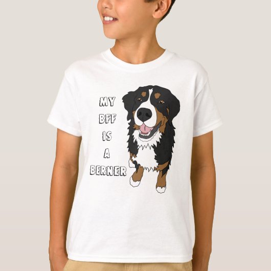 Bernese Mountain Dog T-shirt (Voorkant)