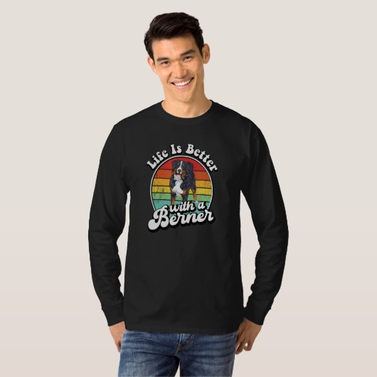 Bernese Mountain Dog T-shirt (Voorkant volledig)