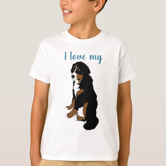 Bernese Mountain Dog T-Shirt (Voorkant)