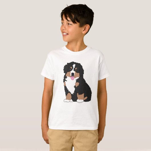 Bernese Mountain Dog T-Shirt (Voorkant volledig)