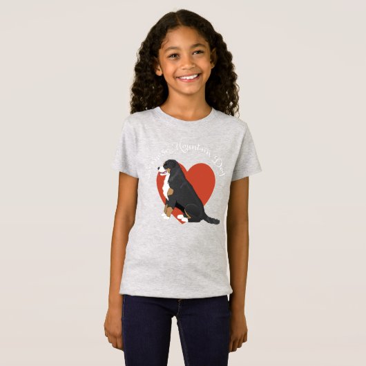 Bernese Mountain Dog T-Shirt (Voorkant volledig)