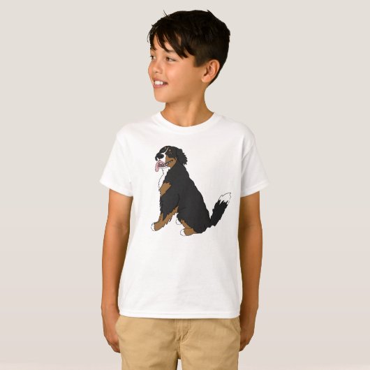 Bernese Mountain Dog T-shirt (Voorkant volledig)