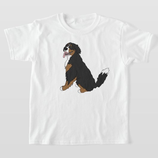 Bernese Mountain Dog T-shirt (Laagn)
