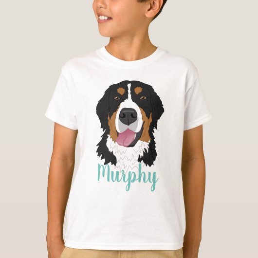 Bernese Mountain Dog T-shirt (Voorkant)